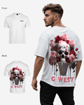 G West Mens Oversized Ice Cream Skull Tee