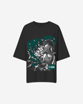G West Womens Oversized King Of Chaos T Shirt