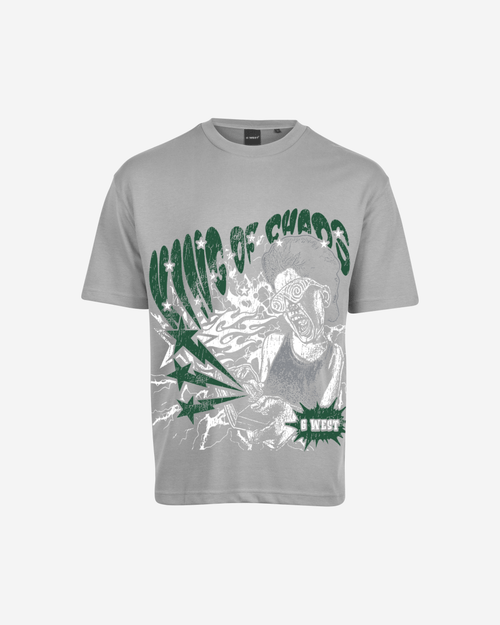 G West Mens Oversized King Of Chaos T Shirt