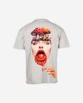 G West Mens Oversized Lollipop Mushroom Oversized Tee