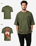 G West Mens Oversized Lollipop Mushroom Oversized Tee