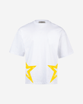 G West Mens Oversized Louisiana Arch Logo Black Tee