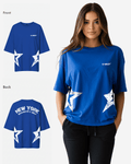 G West Womens Oversized New York Arch Logo Tee