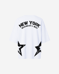 G West Womens Oversized New York Arch Logo Tee