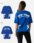 G West Womens Oversized New York Arch Logo Tee