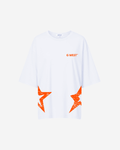 G West Womens Oversized New York Arch Logo With Star Tee