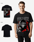G West Mens Oversized Old World Wide Star T Shirt