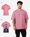 G West Mens Oversized Praying Girl T Shirt