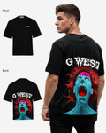 G West Mens Oversized Premium Erupt Brain T-Shirt