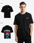 G West Mens Oversized Premium Erupt Brain T-Shirt