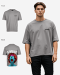 G West Mens Oversized Premium Erupt Brain T-Shirt