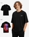 G WEST OVERSIZED PREMIUM SNAKE SKULL T-SHIRT Mens