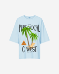 G West Womens Oversized Pure Vocal T Shirt