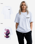 G West Womens Oversized Purple Dragon Tee