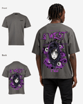 G West Oversized Purple Eye T-Shirt Mens
