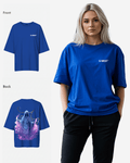 G West Womens Oversized Purple Reaper Tee
