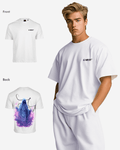 G West Mens Oversized Purple Reaper Tee