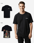 G West Mens Oversized Red Skull Tee