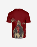 G West Mens Oversized Red Skull Tee