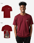 G West Mens Oversized Red Skull Tee