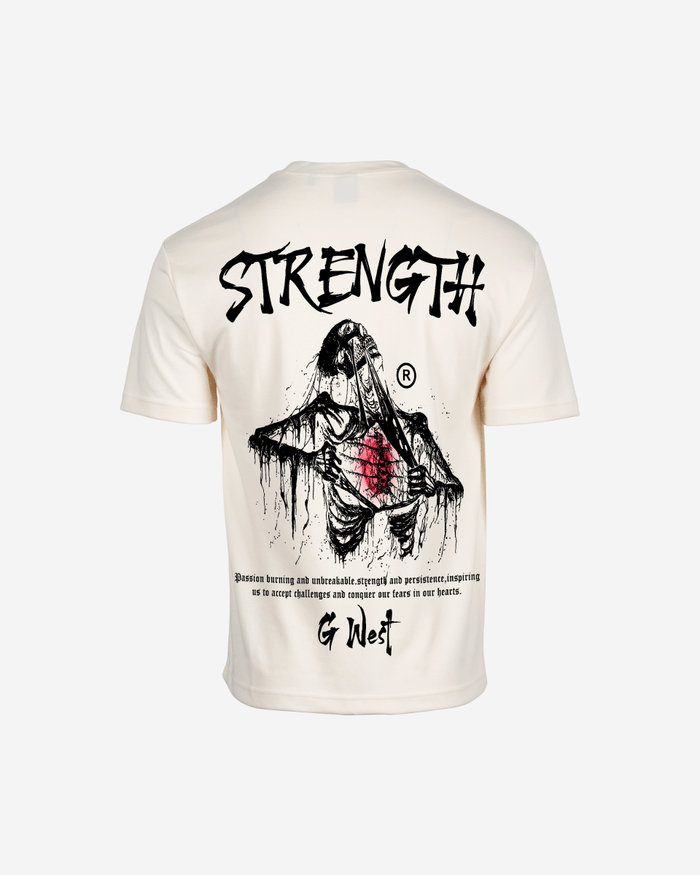G West Oversized Ripping Skeleton T-Shirt Mens
