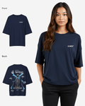 G West Womens Oversized Skull Tee