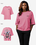 G West Womens Oversized Skull Tee