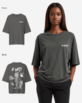 G West Oversized Smoke Skeleton Tee - Women