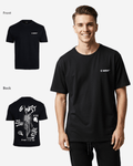 G West Mens Oversized Smoke Skeleton Tee