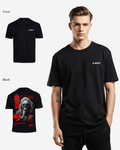 G West Oversized Smoke Skull T-Shirt Mens
