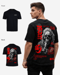 G West Oversized Smoke Skull T-Shirt Mens