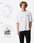 G West Oversized Spade Of Sharks T Shirt Mens
