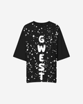 G West Womens Oversized Splatter Tee