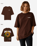 G West Womens Oversized Sunflower Tee