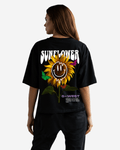 G West Womens Oversized Sunflower Tee