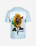 G West Oversized Sunflower T-Shirt Mens