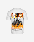 G West Oversized Tri Skeleton T-Shirt Mens