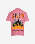 G West Oversized Tri Skeleton T-Shirt Mens