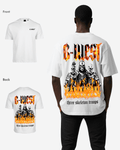 G West Oversized Tri Skeleton T-Shirt Mens
