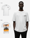 G West Oversized Tri Skeleton T-Shirt Mens