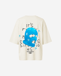 G West Womens Oversized True Blue Ski Mask Oversized Tee