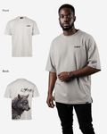 G West Mens Oversized Wolf T Shirt