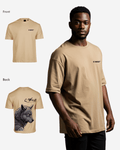 G West Mens Oversized Wolf T Shirt