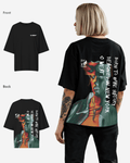 G West Womens Oversized World Wide Chain Tee