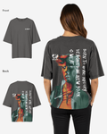 G West Womens Oversized World Wide Chain Tee