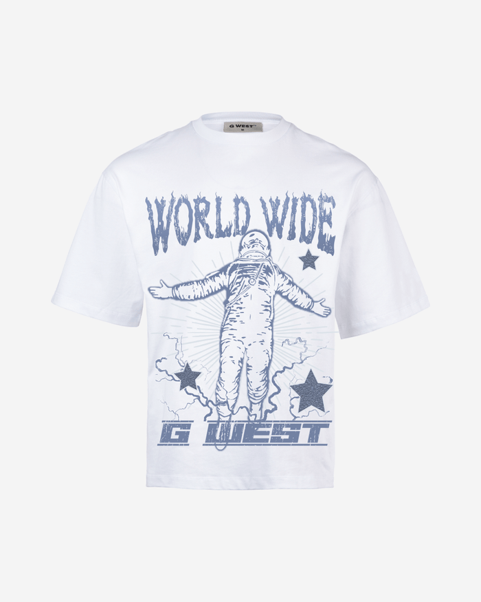 G West Oversized World Wide Star T Shirt Mens