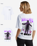 G West Womens Oversized World Wide Star Tee