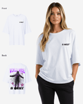 G West Womens Oversized World Wide Star Tee