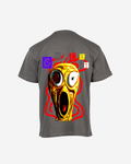 G West Mens Oversized Yellow Face Life Style Tee