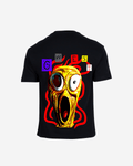 G West Mens Oversized Yellow Face Life Style Tee